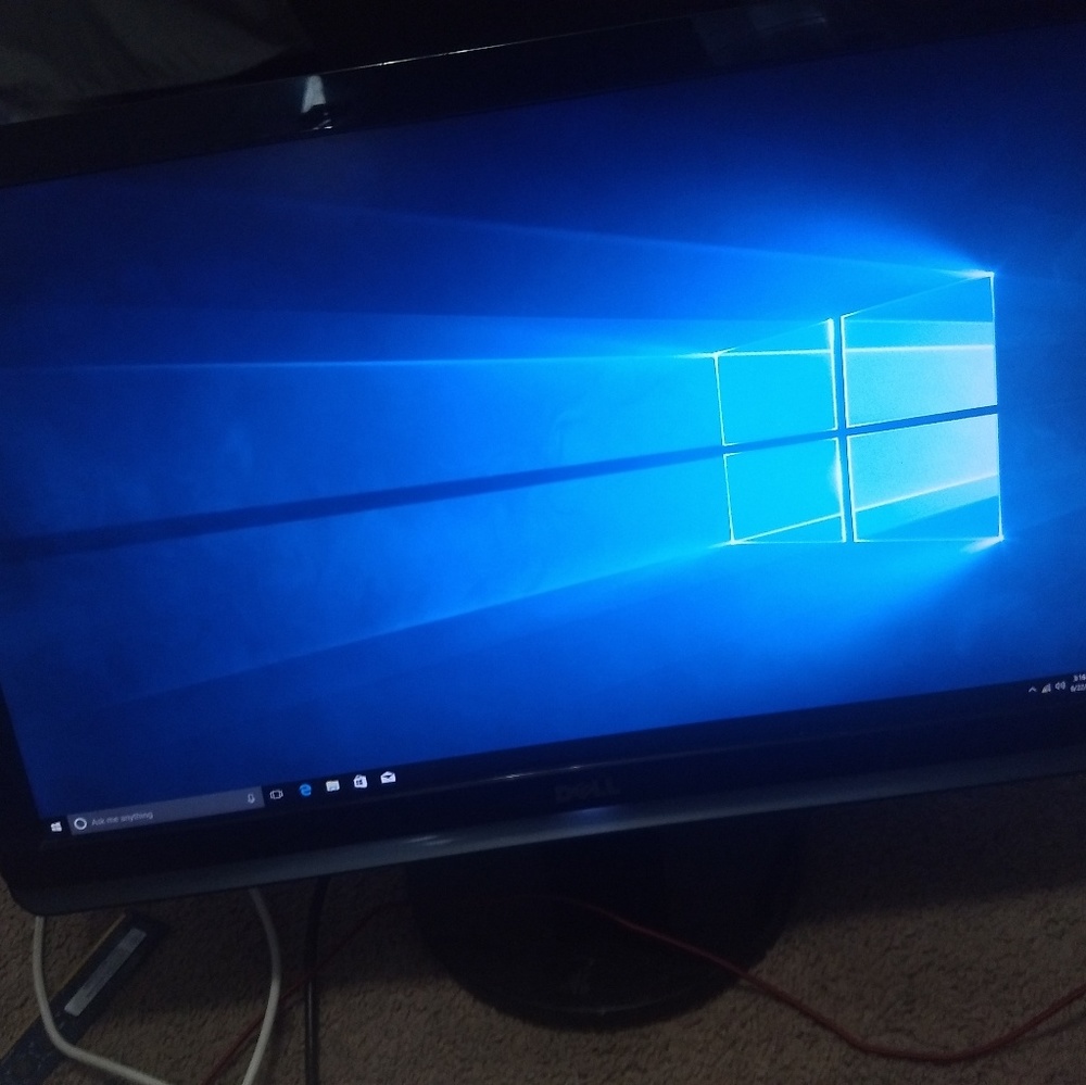 Computer Monitor, Gaming Keyboard and Mouse